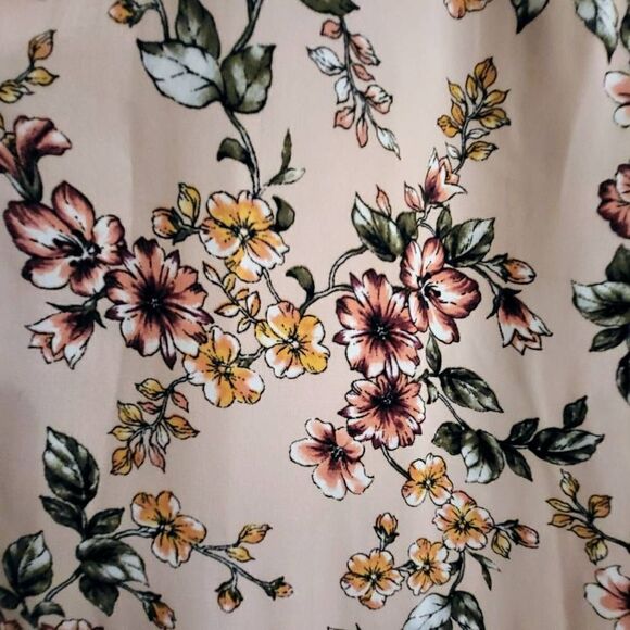 NWT Joe B Pink Floral Wide Leg Resortwear  Pants: Lg: Spring Flowy Effortless - Picture 3 of 5